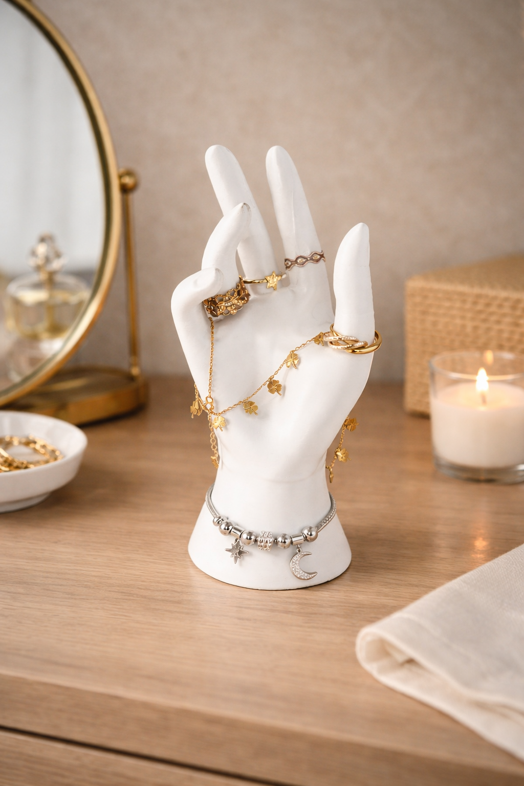 Modern Hand Ring Jewelry